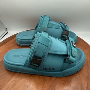 SEICHI Yoroi V2 Japanese Streetwear Sandals Forest Green Men's Size 10/EU 43